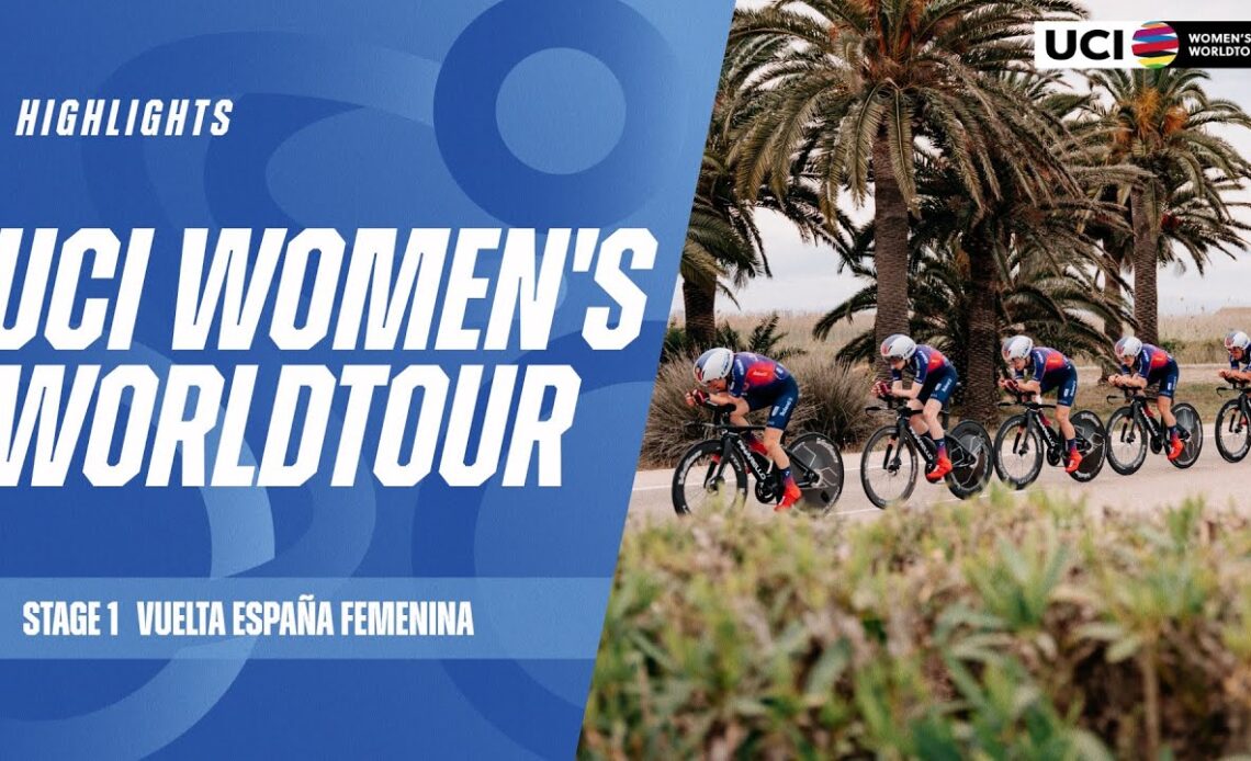 La Vuelta Feminina Stage 1 Highlights | 2024 UCI Women's WorldTour