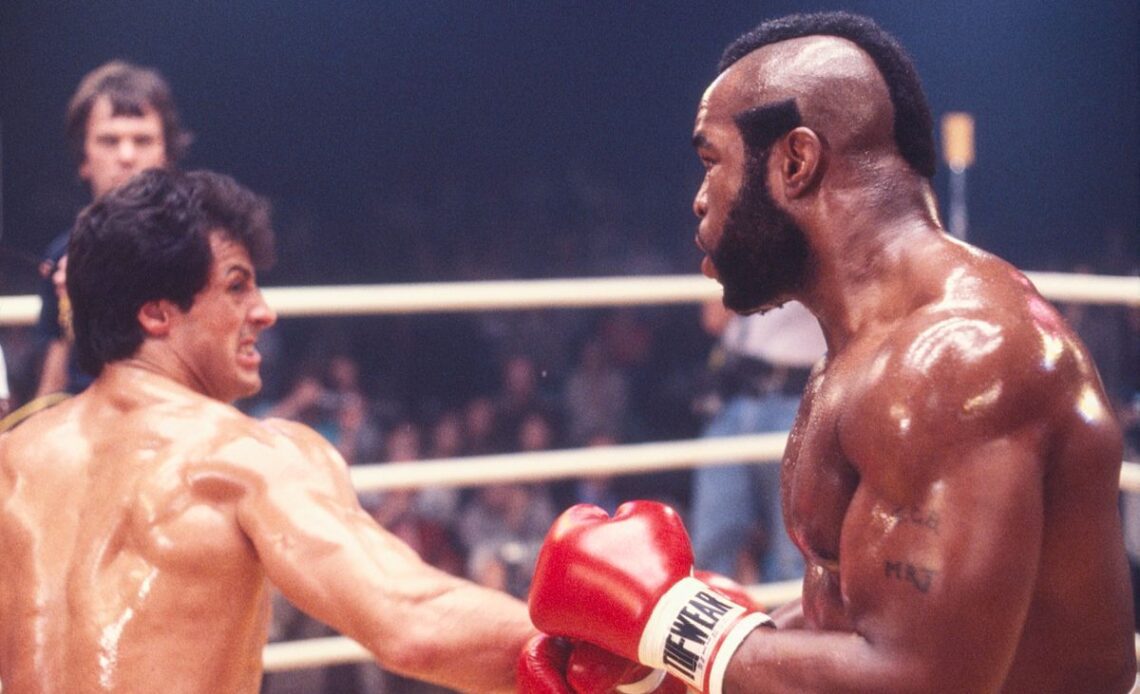 Rocky Balboa takes on Clubber Lang in Rocky III