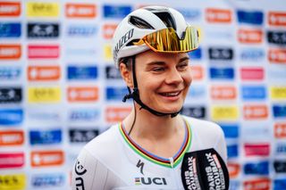 Riders before the start of Paris Roubaix Femmes 2024