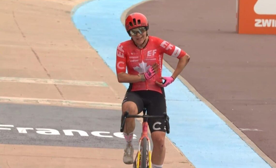 World champion Lotte Kopecky is queen of the cobbles at Paris-Roubaix Femmes
