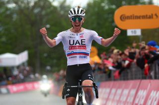 Tadej Pogacar wins stage two of the Giro d'Italia 2024