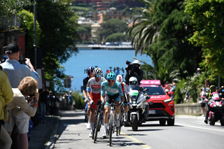 Manuele Tarozzi leads stage 5 of the Giro d'Italia