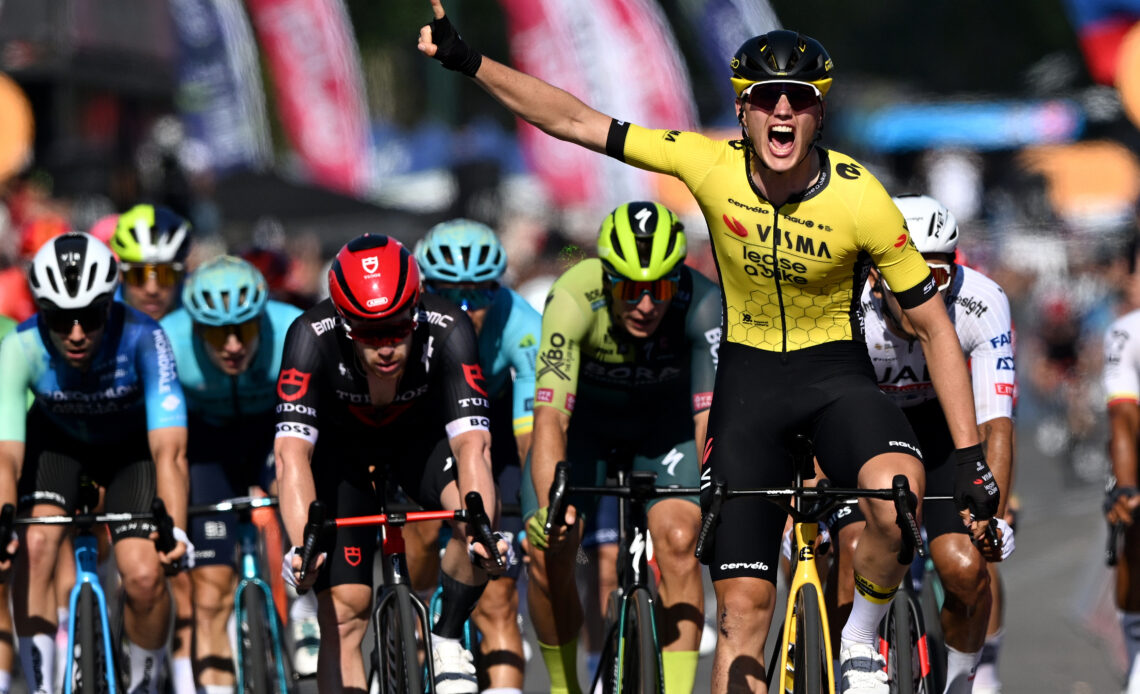 Giro d’Italia stage winner Olav Kooij abandons with fever as Visma's bad luck continues