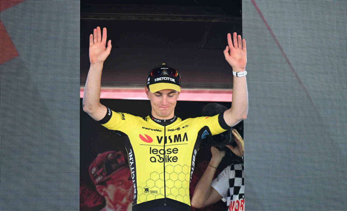 More Visma - LAB woes: Stage winner Olav Kooij DNS at Giro
