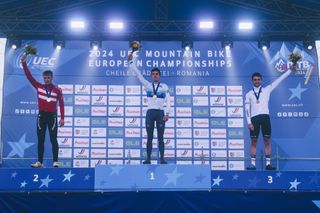 Simone Avondetto wins the elite men's title at the UEC XCO European Championships