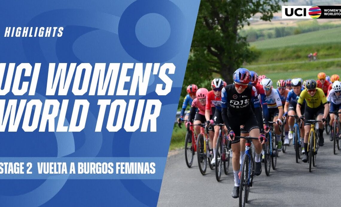 Stage 2 - Vuelta a Burgos Feminas Highlights | 2024 UCI Women's WorldTour
