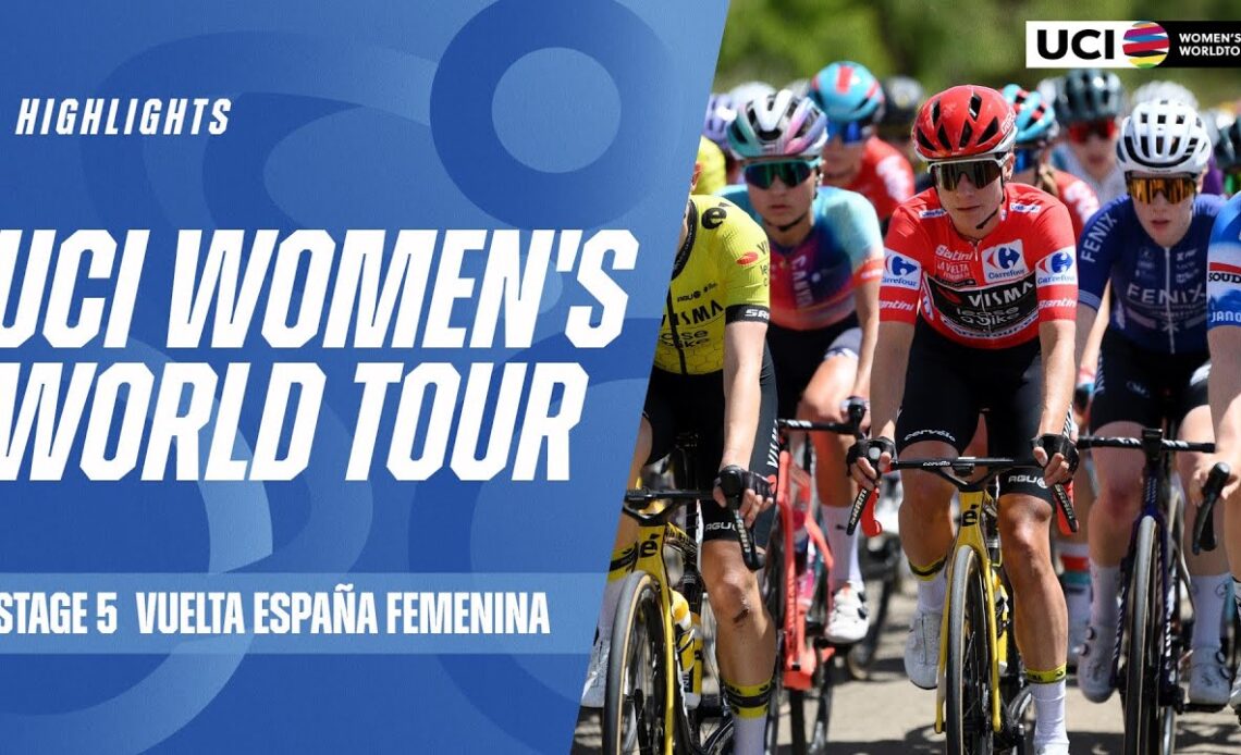 Stage 5 - La Vuelta Femenina Highlights | 2024 UCI Women's WorldTour