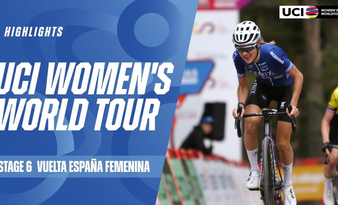 Stage 6 - La Vuelta Femenina Highlights | 2024 UCI Women's WorldTour