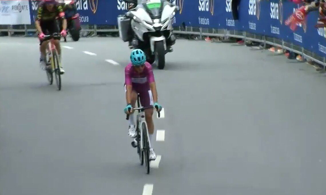 Tadej Pogačar wins first Giro d'Italia stage and seizes pink on summit finish
