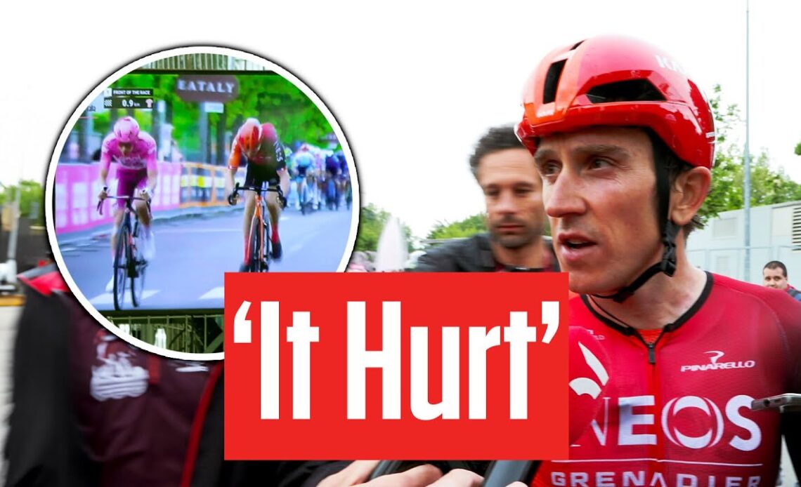 'This Is Hurting': Geraint Thomas Shuts Down Tadaj Pogacar Giro d'Italia Attack