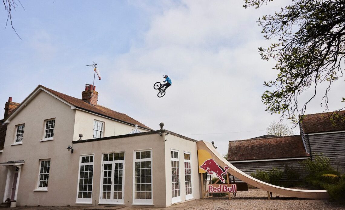 Matt Jones jumps a house