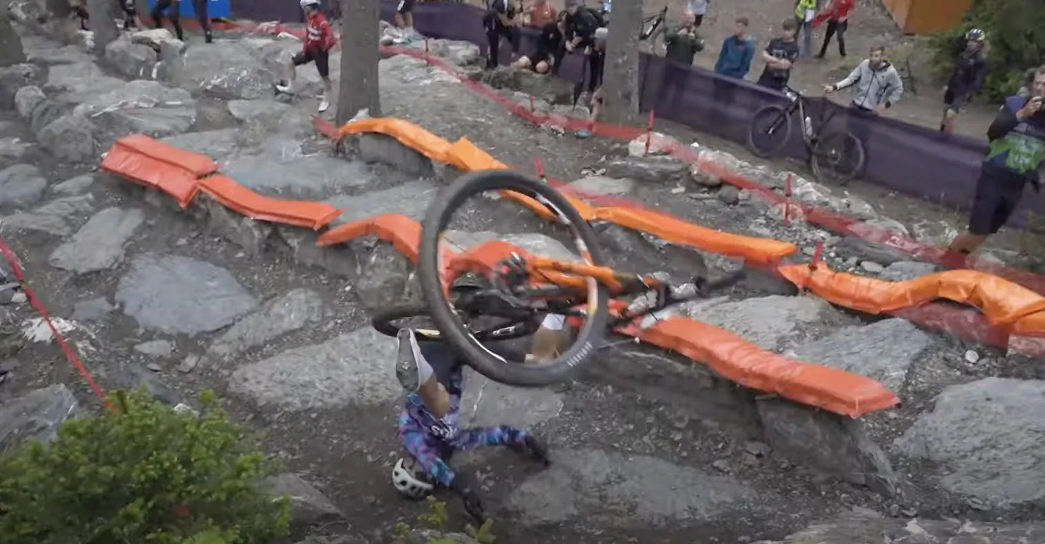 Crash-Montana: Practice gets a little crazy at new World Cup course