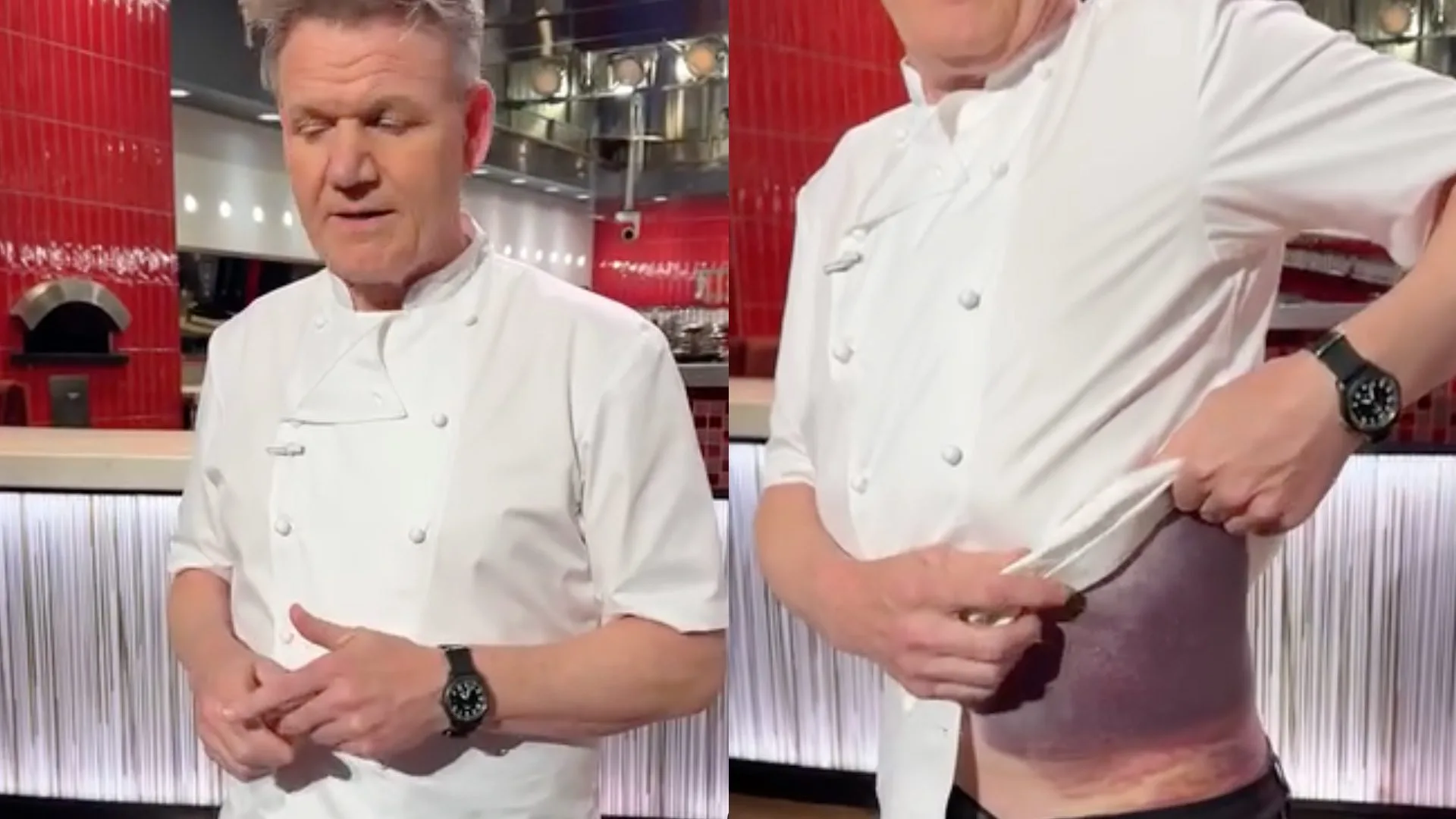 Gordon Ramsay "Lucky to be here" after hefty crash
