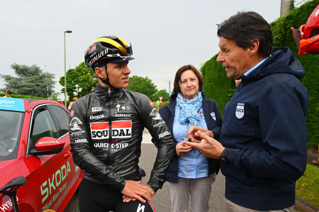 'It could have been worse' - Déjà vu for Tour de France contenders Evenepoel and Roglič in mass crash at Critérium du Dauphiné