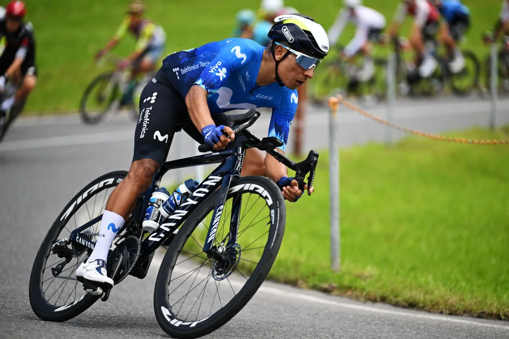 Nairo Quintana abandons Tour de Suisse after breaking hand in stage 2 crash