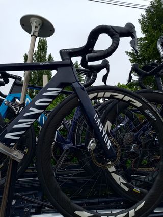 New bike spotted at the Dauphine