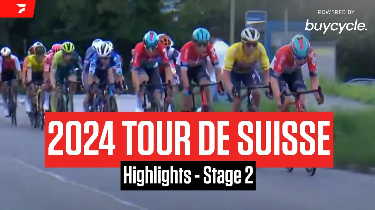 Tour de Suisse 2024 Stage 2 Highlights