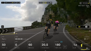 Take on real-world racing routes, including stages of the Giro d'Italia, with BKOOL