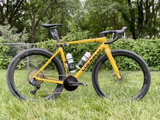 A side-on photo of Nathan Haas' Conago G4-X