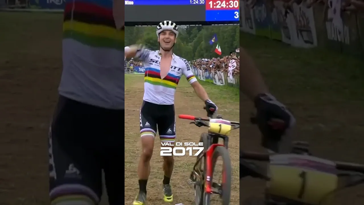 Val di Sole's maestro : Nino Schurter! 🐐 #MountainBike