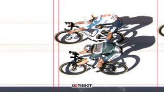 Vuelta a Espana 2024 stage 5 photo finish Tissot Timing