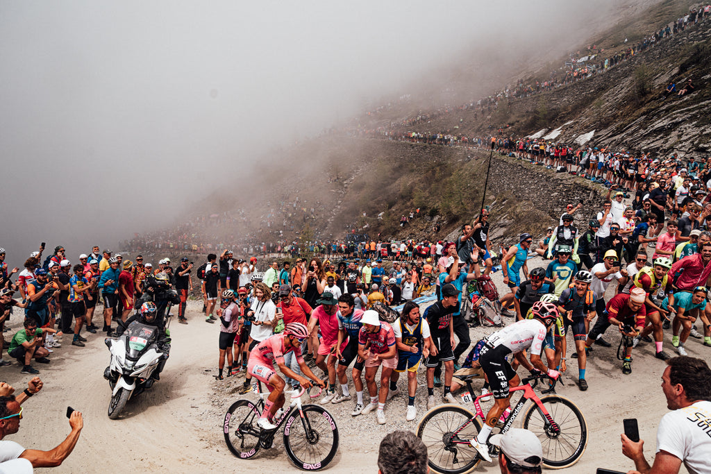 Isaac del Toro at the Giro d'Italia 2025