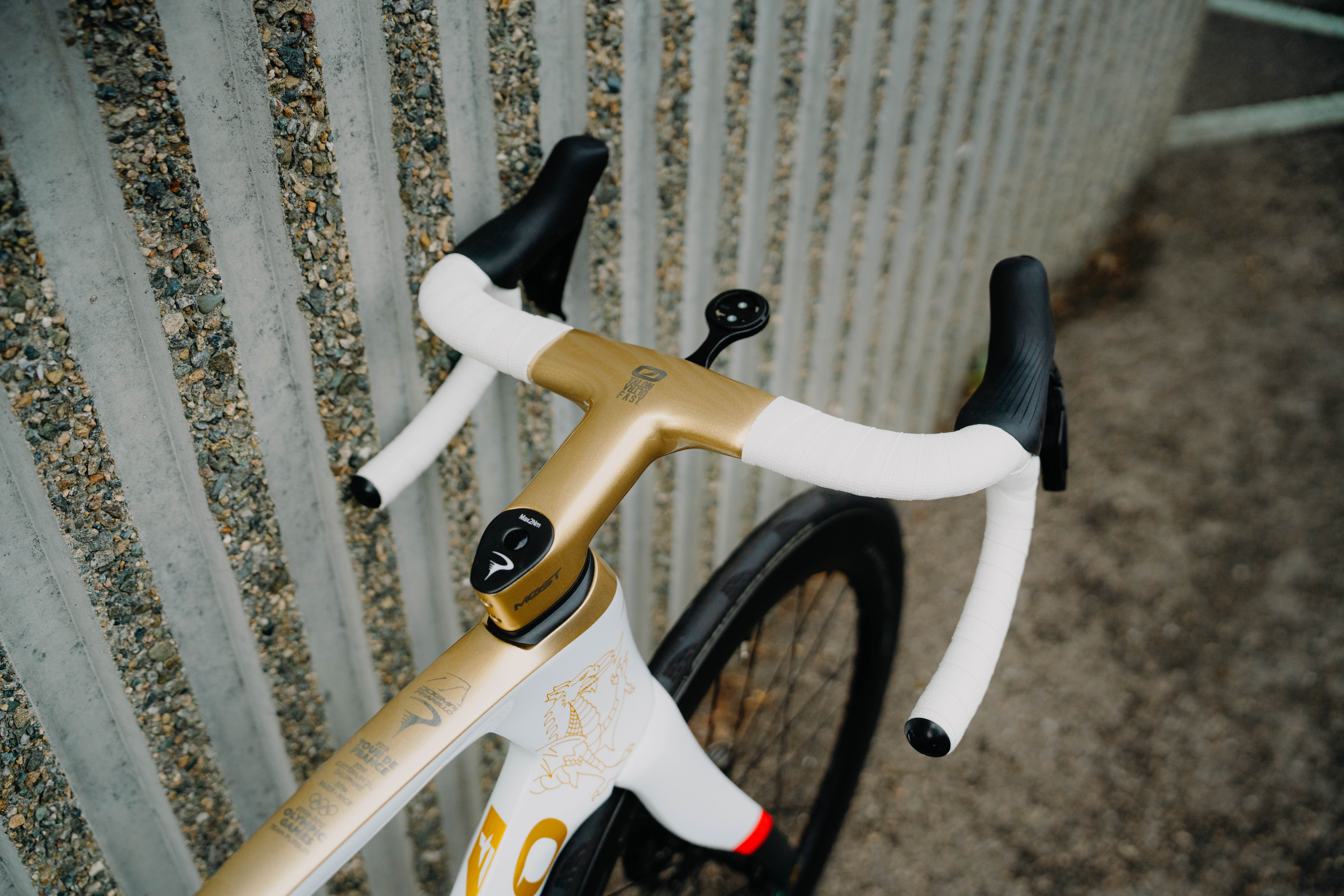 Geraint Thomas' Tour of Britain custom Pinarello Dogma 2025