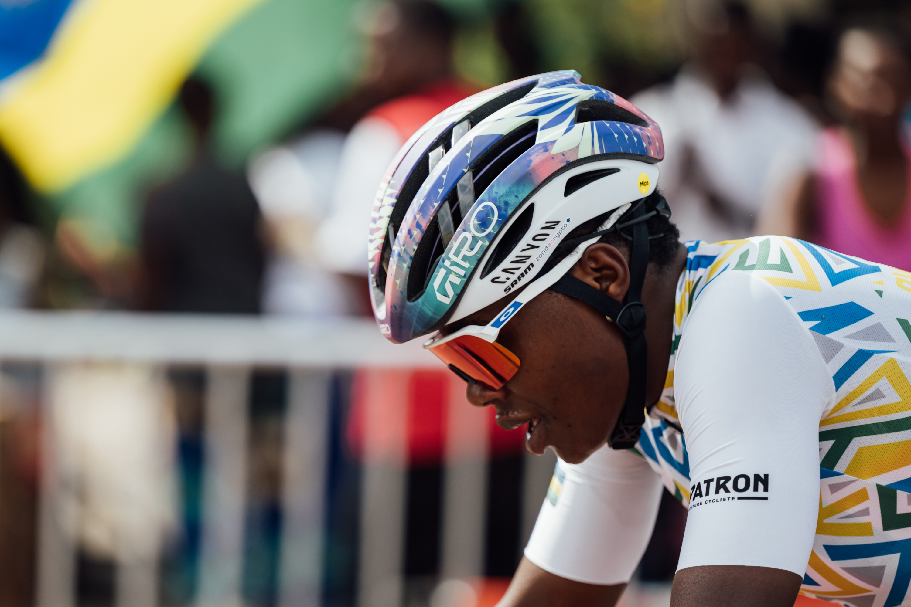 Diane Ingabire at the UCI Road World Championships