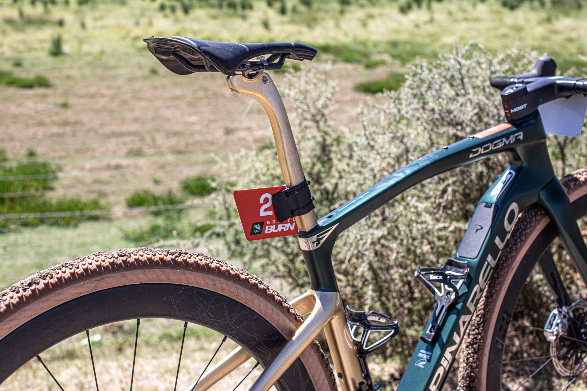 Tom Pidcock's Pinarello Dogma GR gravel bike