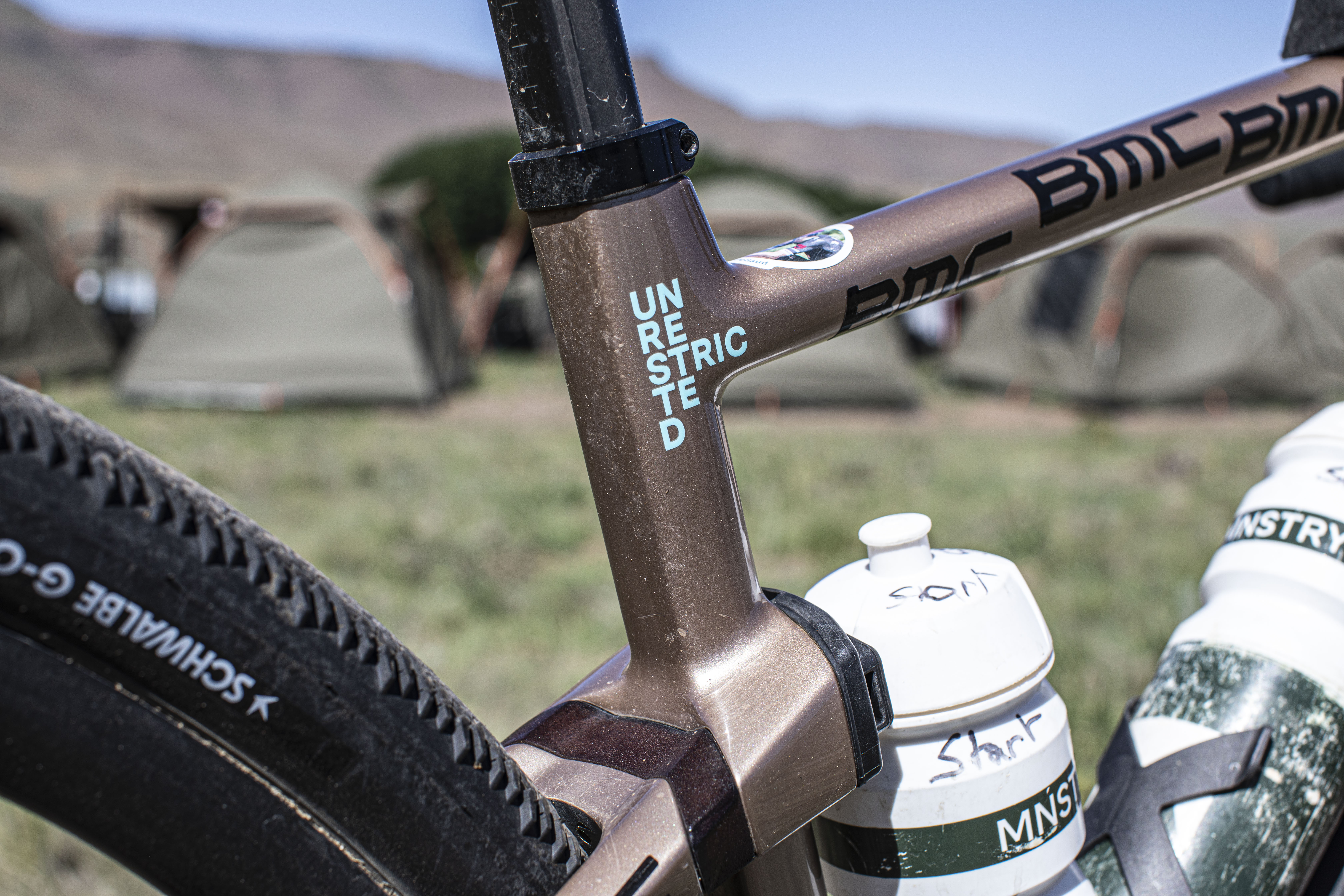 Simon Pellaud's BMC URS 01 One photographed in the Burn Camp