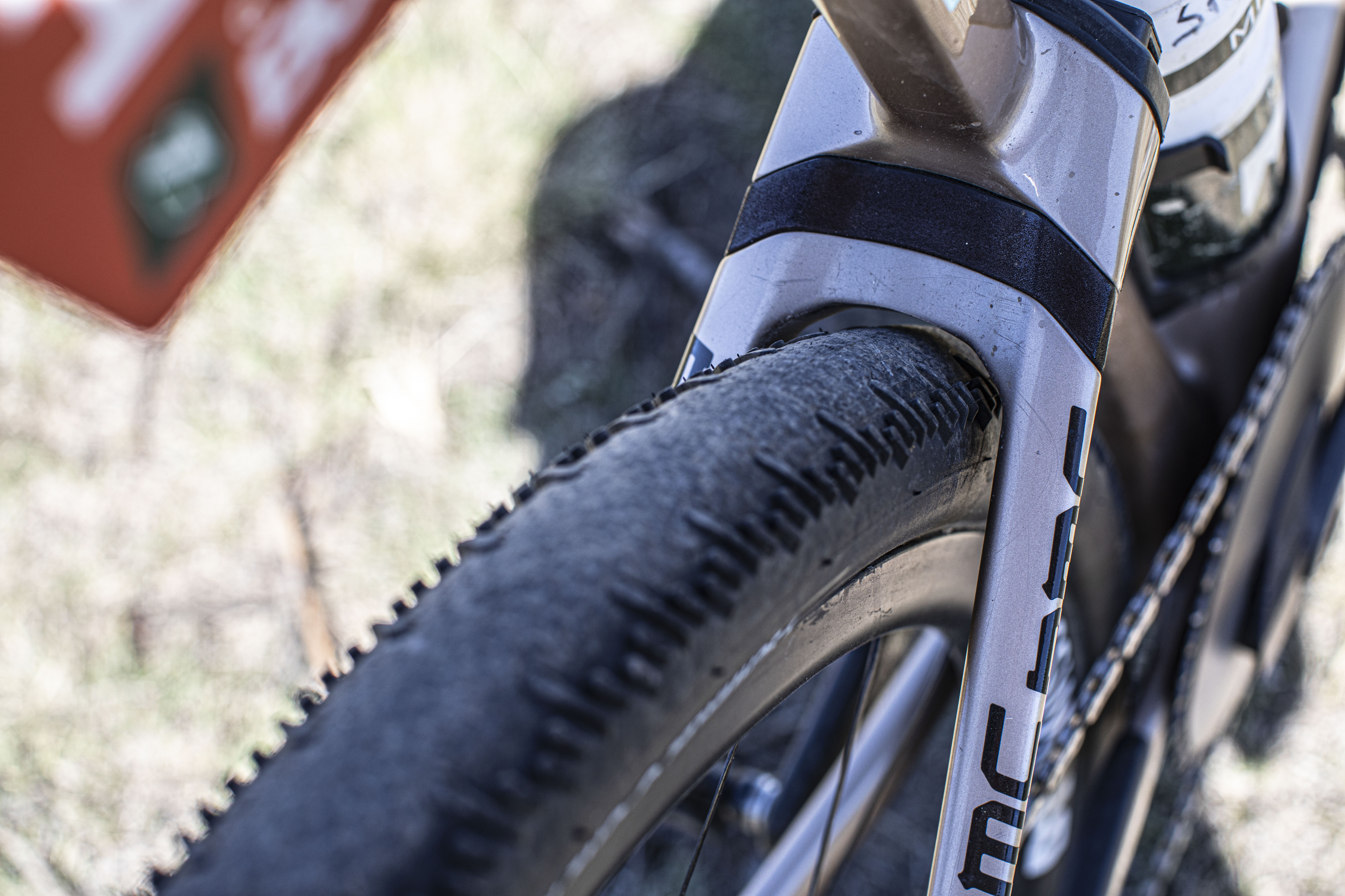 Simon Pellaud's BMC URS 01 One rear tyre clearance