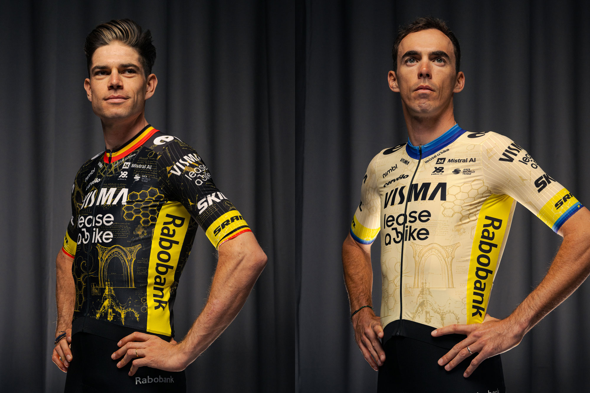 Visma-Lease a Bike 2026 Tour de France jersey designs
