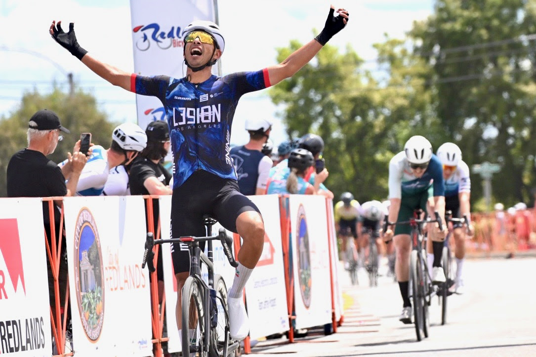 Eder Frayre wins Redlands Bicycle Classic stage 3